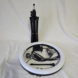 EyonMe 12" Ring Light w/ Stand & Phone Holder Model SMN-12 New Open Box